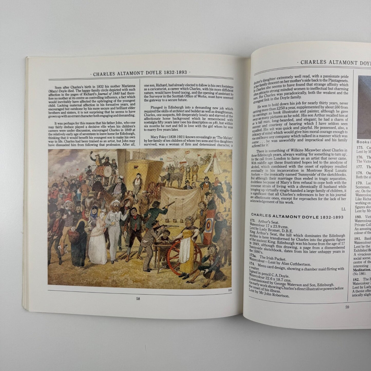 Richard Doyle and his family | Victoria & Albert Museum 1983