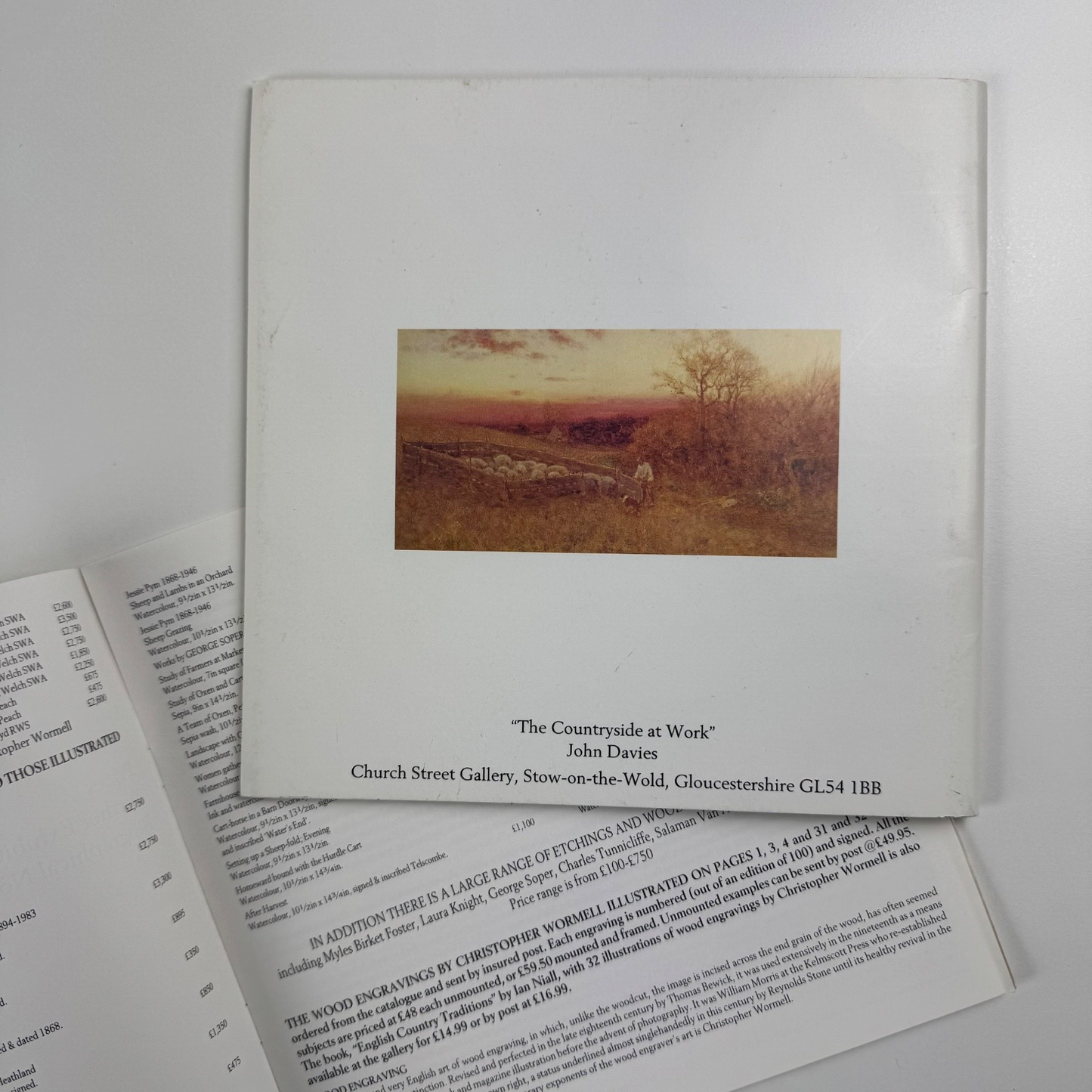 The Countryside at Work | John Davies Church Street Gallery, Stow on Wold 1992