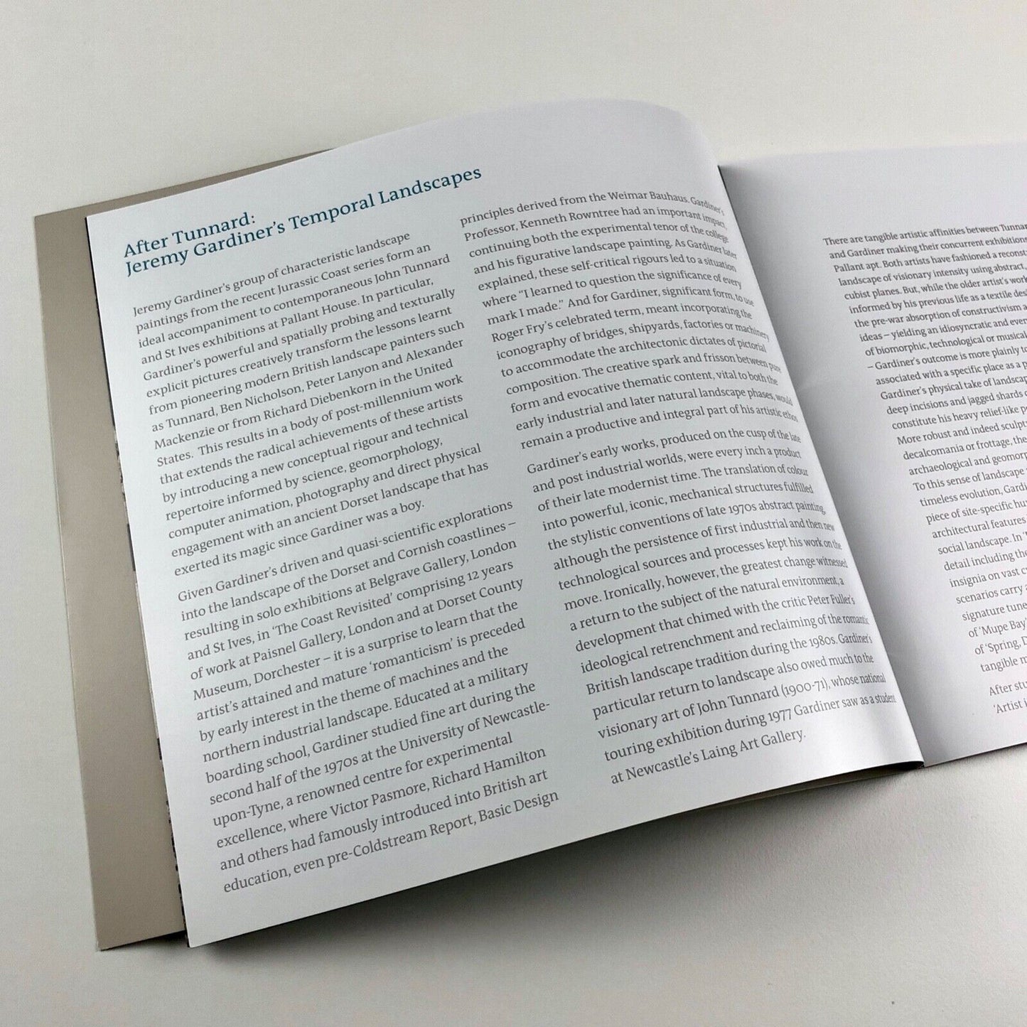 Jeremy Gardiner: A Panoramic View catalogue | Pallant House / Paisnel Gallery, 2010