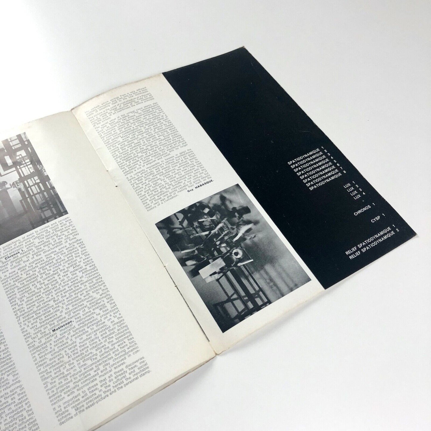 Nicolas Schöffer | Institute of Contemporary Arts ICA | Galerie Denise René, 1960