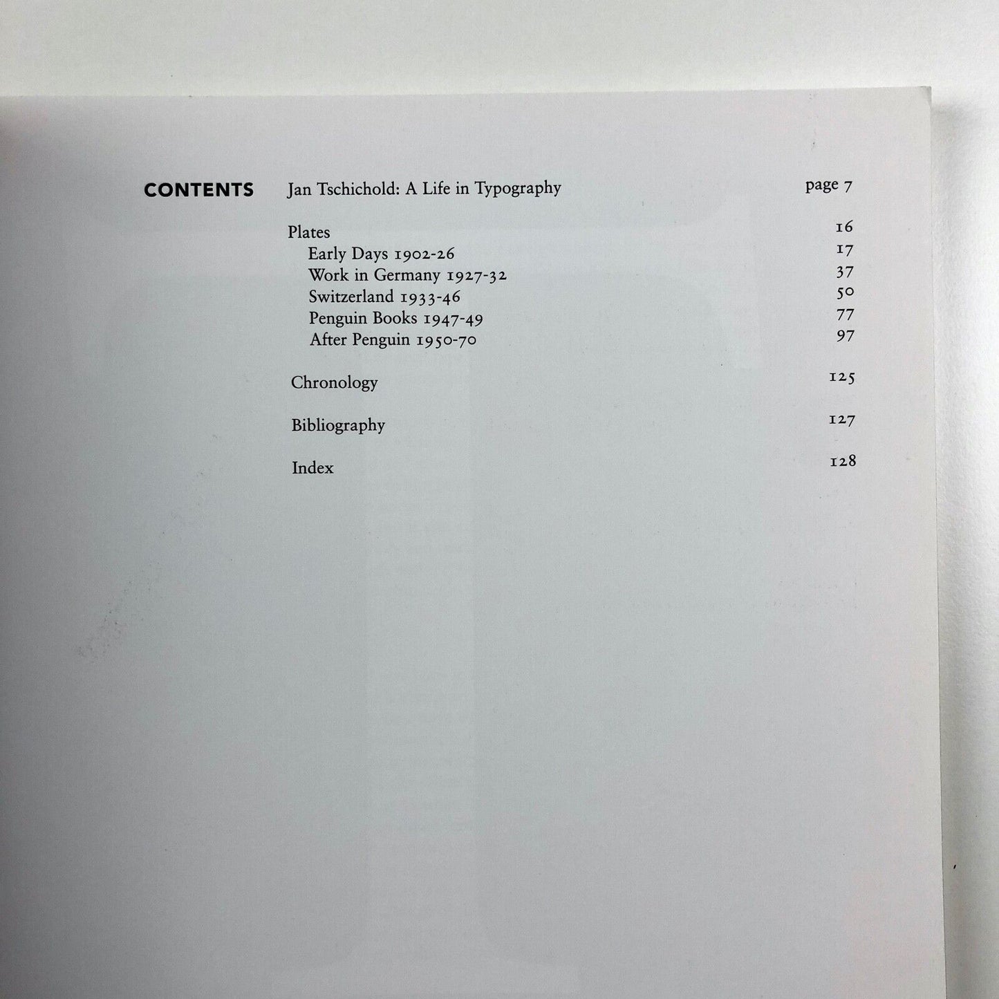 Jan Tschichold – a Life in Typography by Ruari McLean | Lund Humphries, 1997