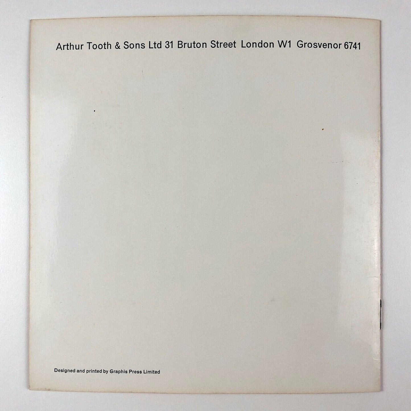 Allen Jones: Work | Arthur Tooth & Sons exhibition catalogue, Jan-Feb 1964