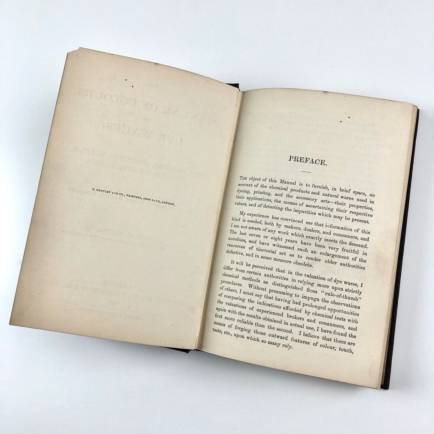 The Manual of Colours and Dye Wares | J.W. Slater | Crosby Lockwood & Co, London, 1870 | First edition