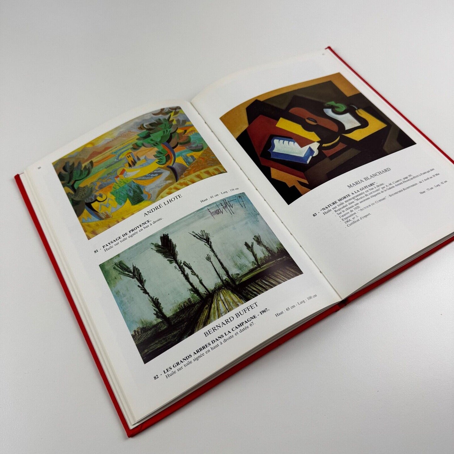 Auction catalogue for Tableaux Modernes. Floralies 1982. Versailles 2 June 1982. Me Georges Blache