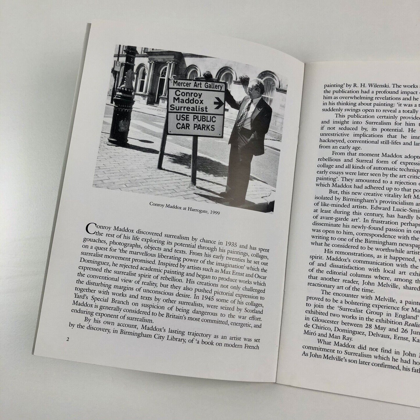 Conroy Maddox: A Surrealist Odyssey | Silvano Levy | Belgrave Gallery, 2001