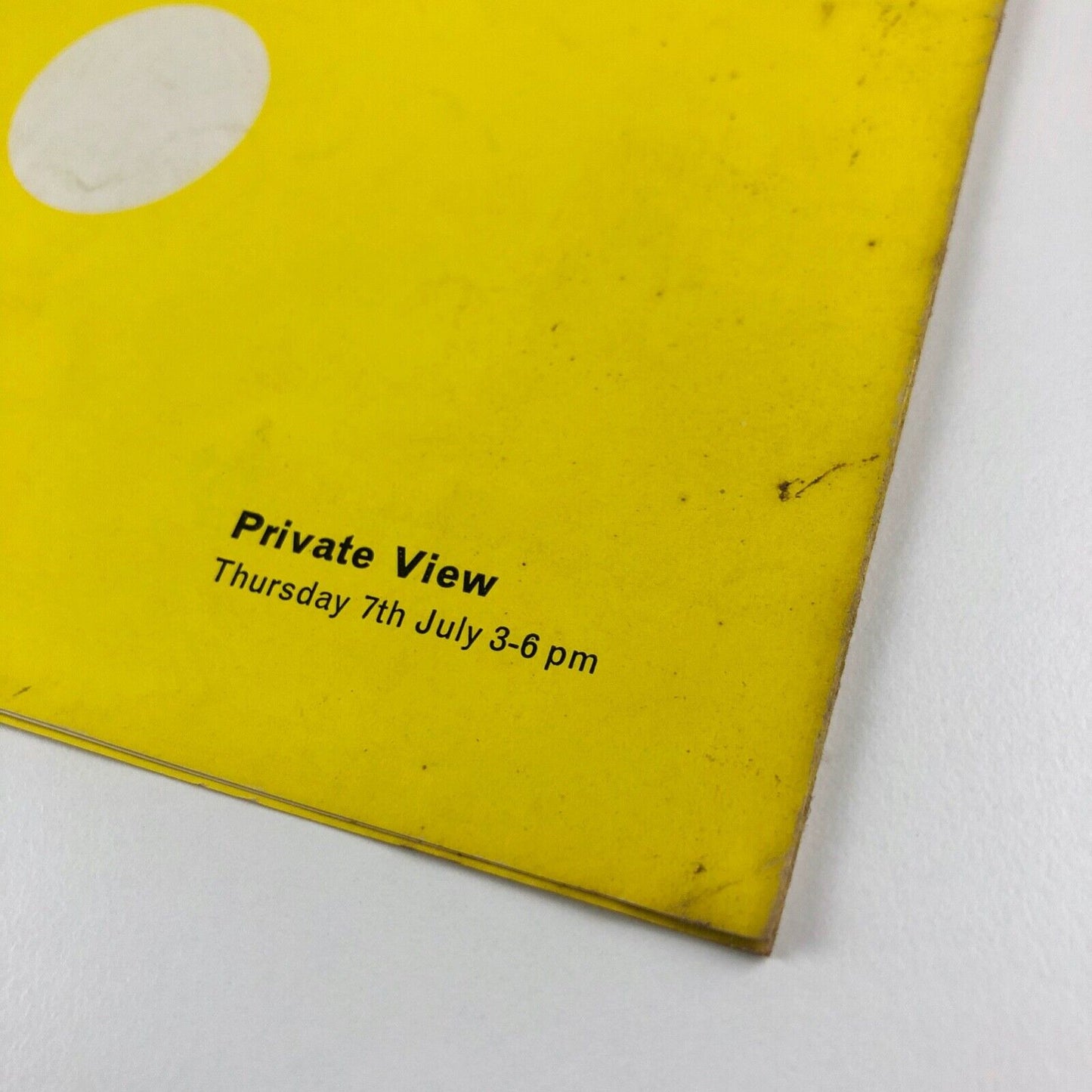 Folded sheet for Jeremy Moon Paintings 1965-66 | Rowan Gallery, London, 1966