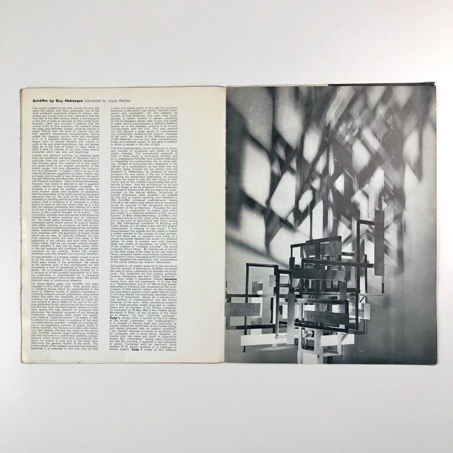 Nicolas Schöffer | Institute of Contemporary Arts ICA | Galerie Denise René, 1960