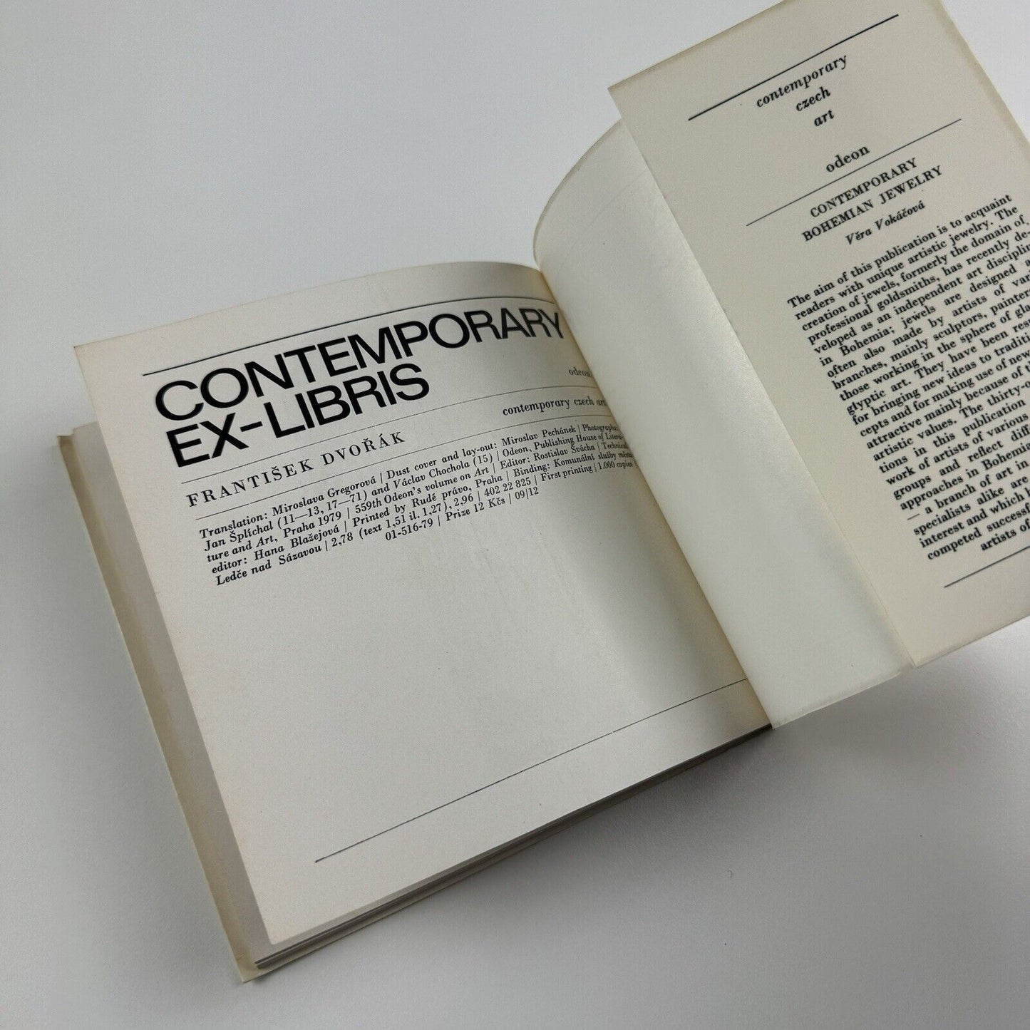 Contemporary ex-libris by Frantisek Dvorak | Contemporary Czech art | Odeon, 1979
