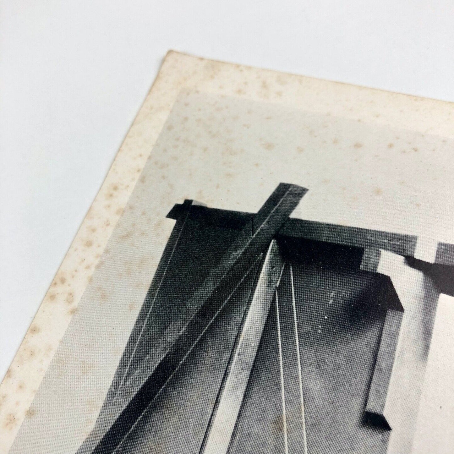 Folding card for Jeffrey Lowe – Recent Sculpture | The Leicester Galleries, London, 1974