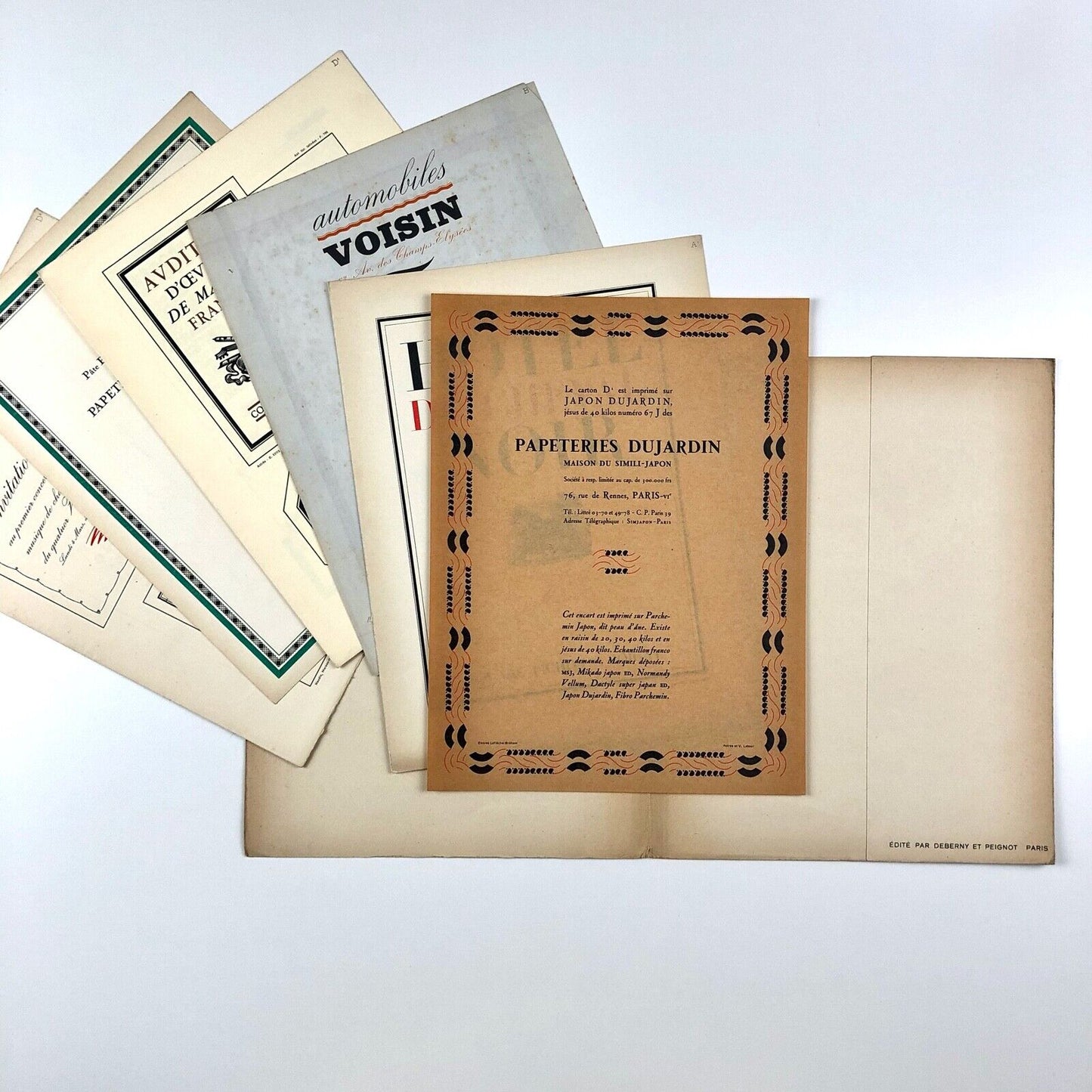Divertissements Typographiques Tome 1, Travaux De Ville | Deberny et Peignot type folder and ephemera