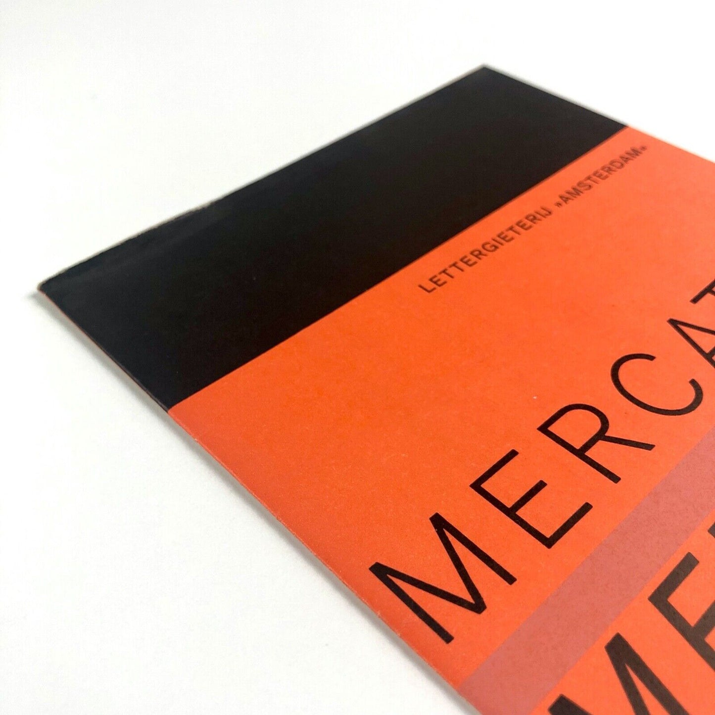 Mercator | Lettergieterij Amsterdam – type specimen leaflet