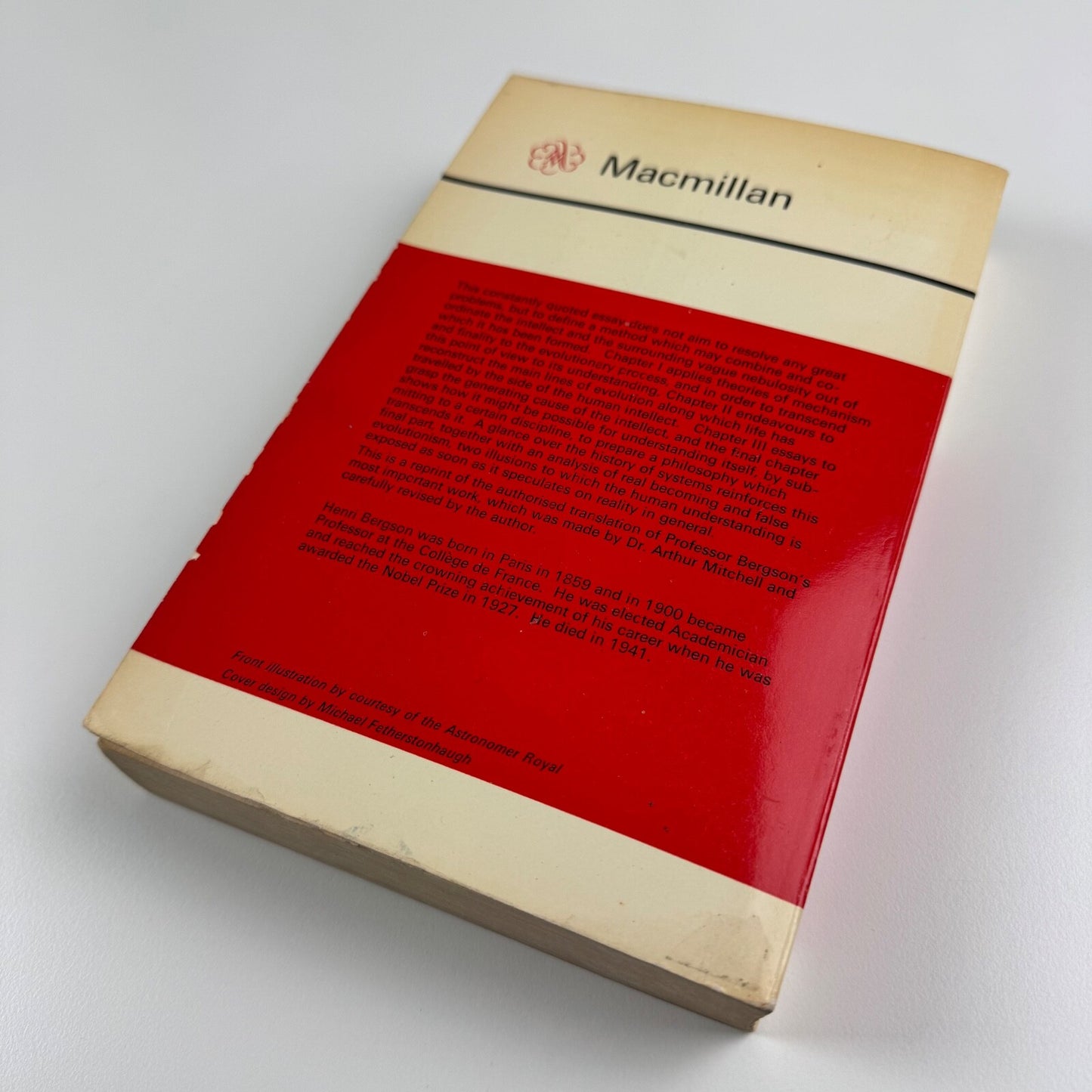 Creative Evolution by Henri Bergson | Macmillan, 1964. Paperback