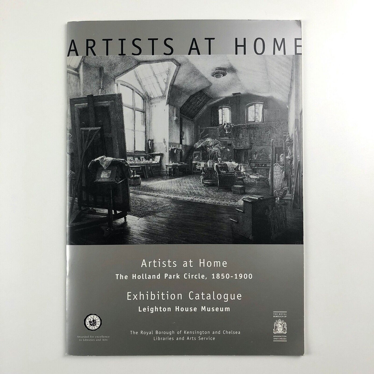 Leaflet for Artists At Home: The Holland Park Circle by Caroline Dakers | Leighton House Museum, 2000