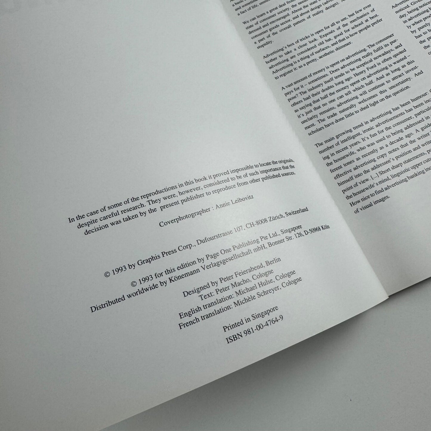 Journals x 3: Best of Graphis Typography; Best of Graphis Advertising I and II