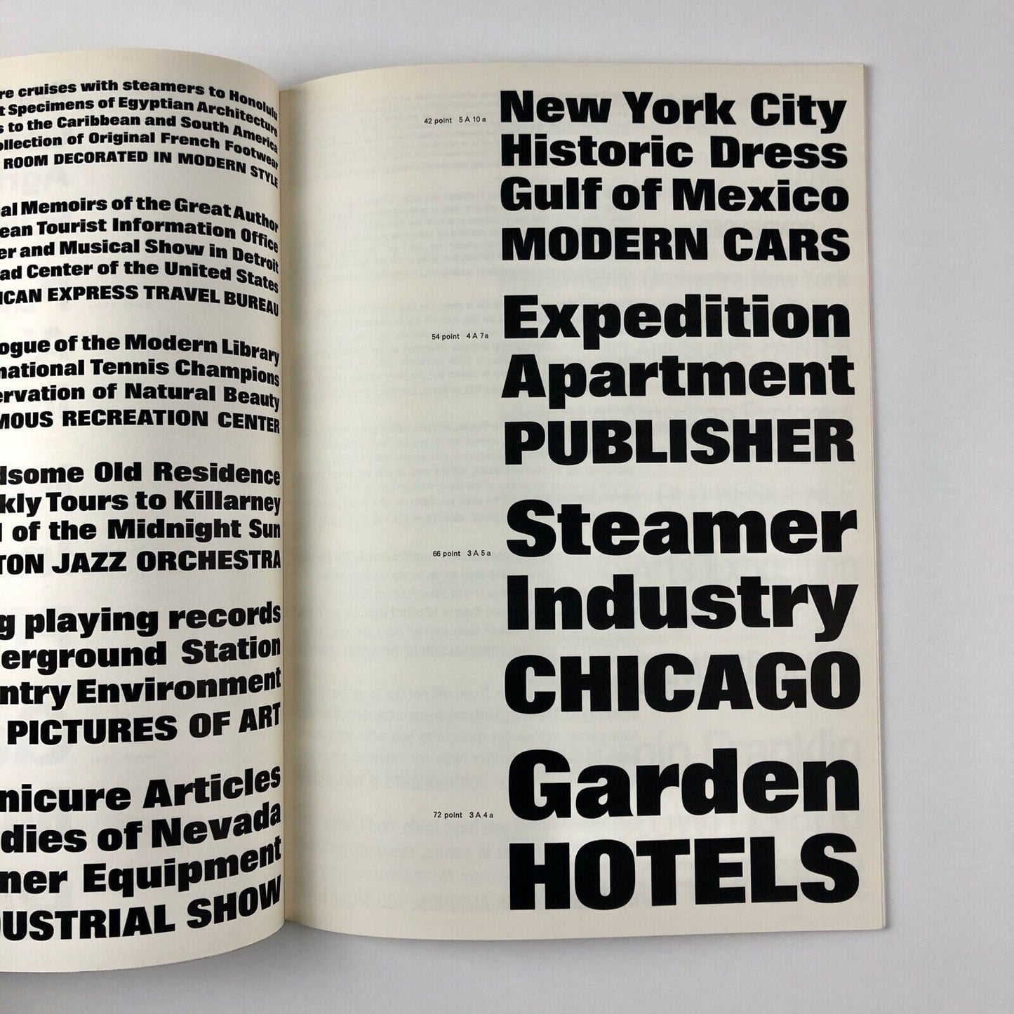 Folio type specimen brochure | Bauer Type Foundry | Possibly 1960s