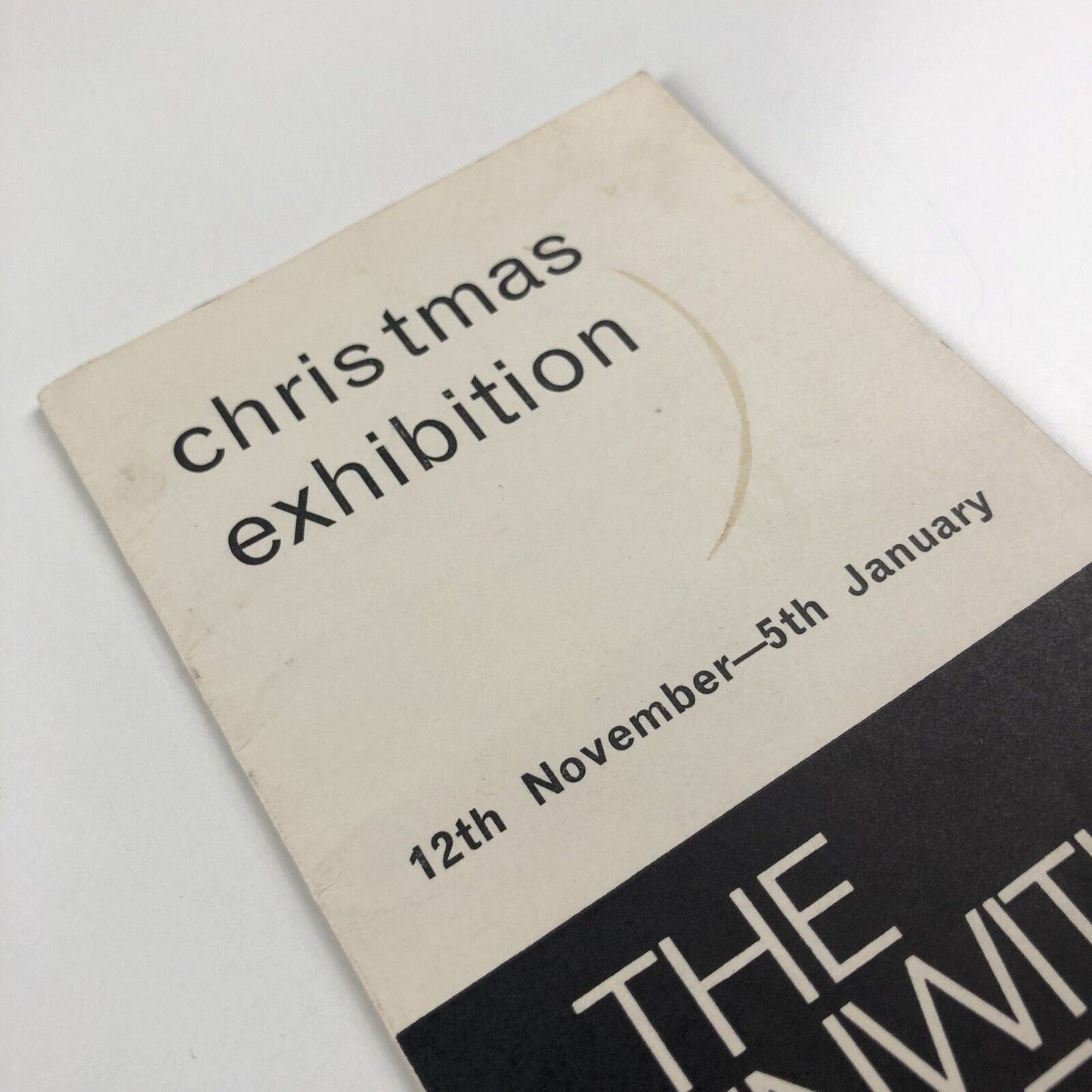 The Penwith Society of Arts | Christmas Exhibition folded card (year unknown)