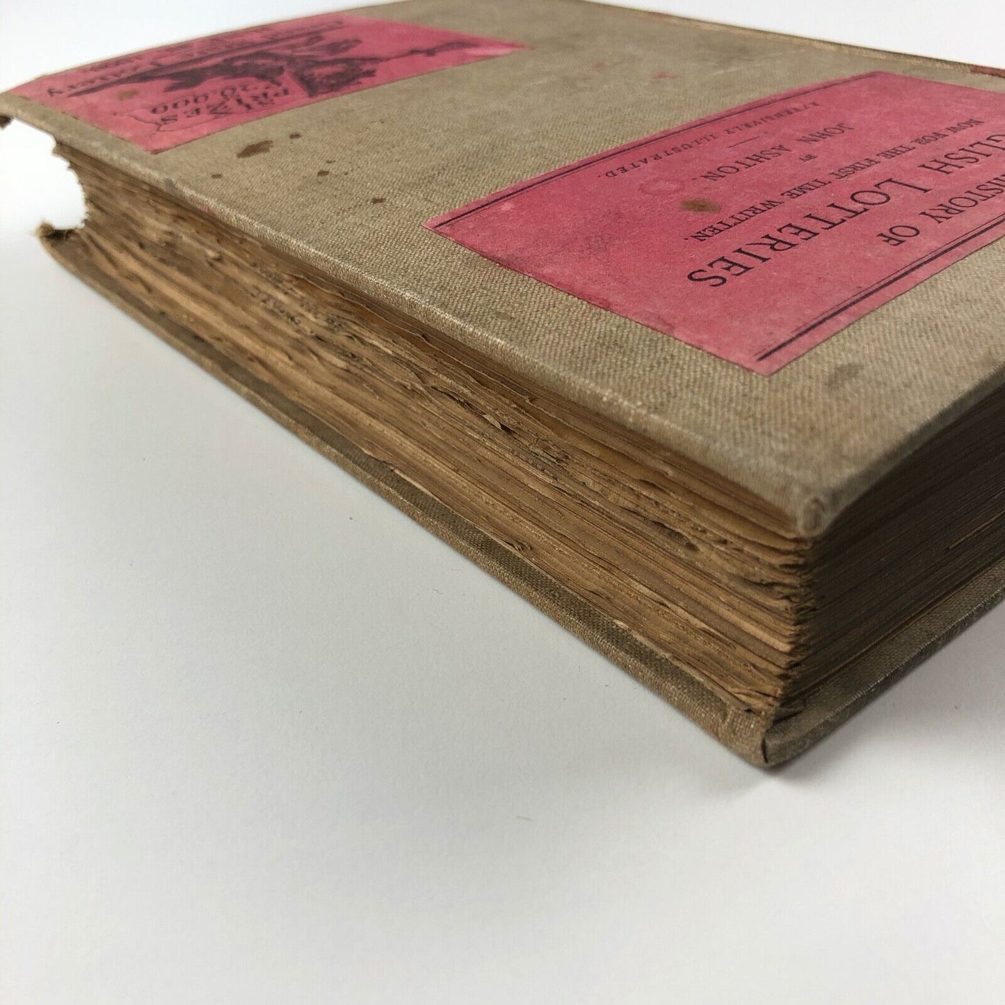 A History of English Lotteries. Now for the first time written John Ashton | Leadenhall Press, 1893