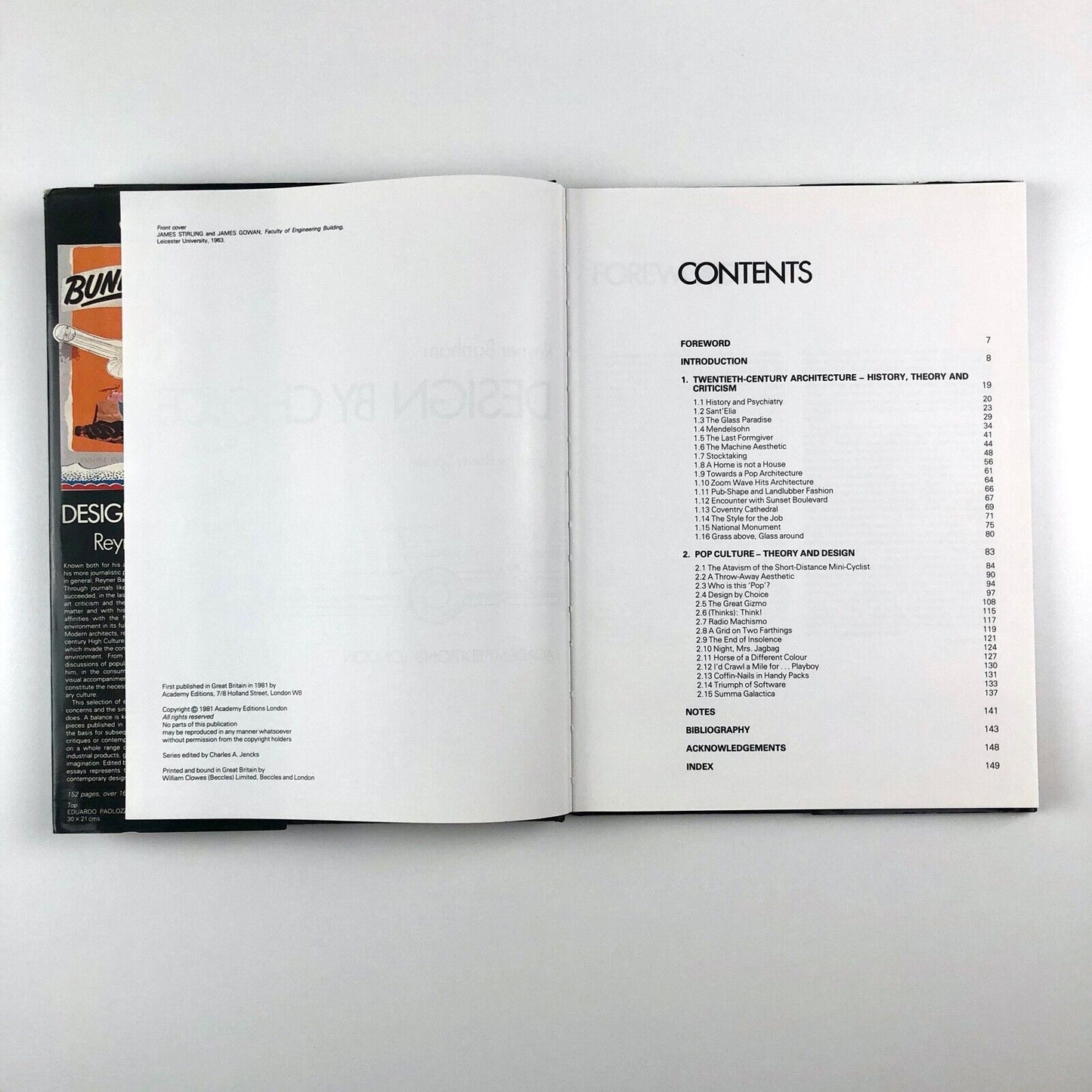 Design by Choice by Reyner Banham | Edited by Penny Sparke | Academy Editions, 1981