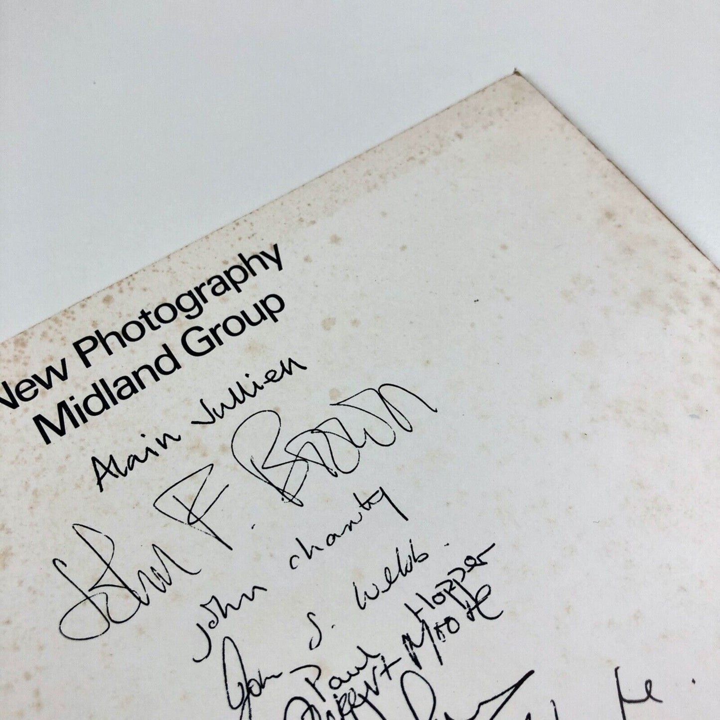 New Photography – Midland Group Gallery 1974 Paul Joyce et al