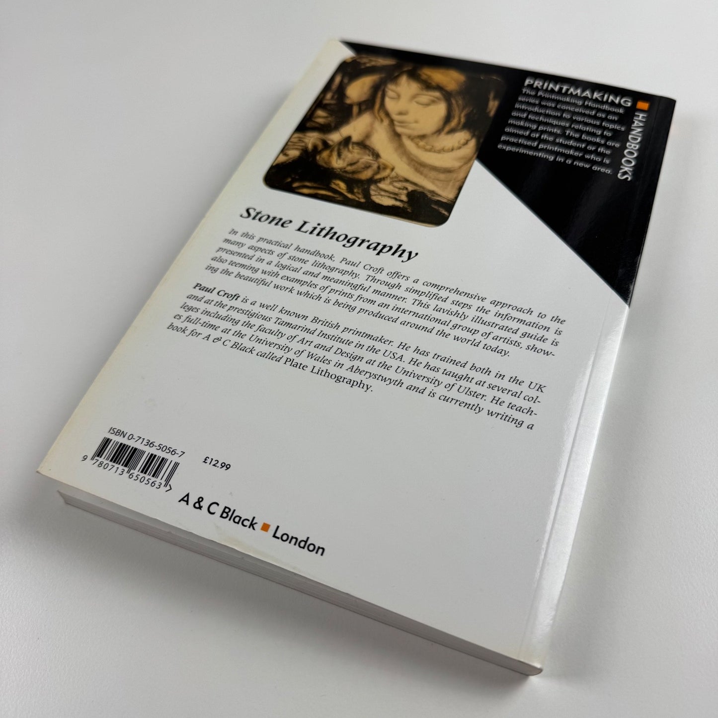 Stone Lithography by Paul Croft | A&C Black Printmaking Handbooks, 2001