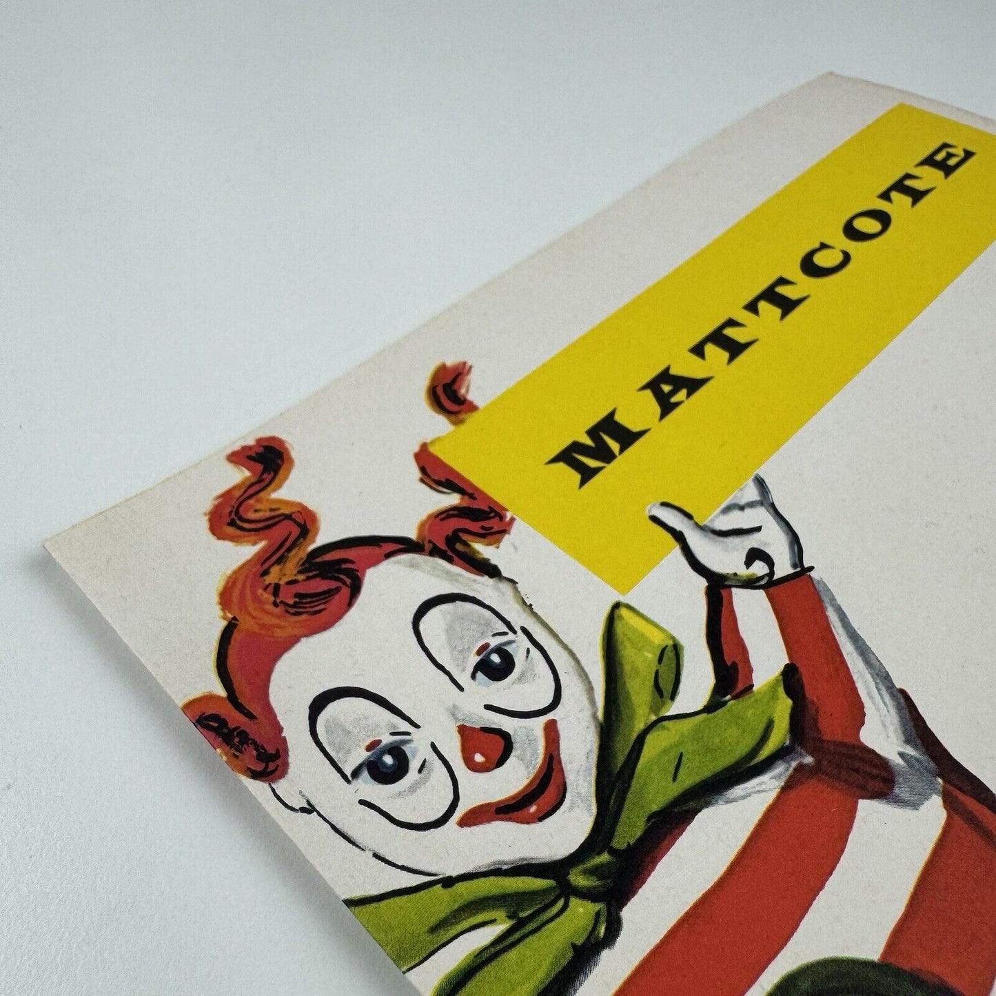 Paper sample leaflet Mattcote Jarrold & Sons | Illustrations taken from glove puppets made by Anna Marita | Donside Paper Co