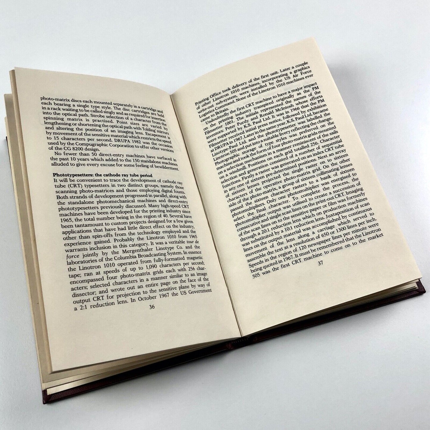 Electronic Typesetting: a quarter century of technological upheaval by L.W. Wallis | Foreword by A.H. Phillips | The Paradigm Press, 1984