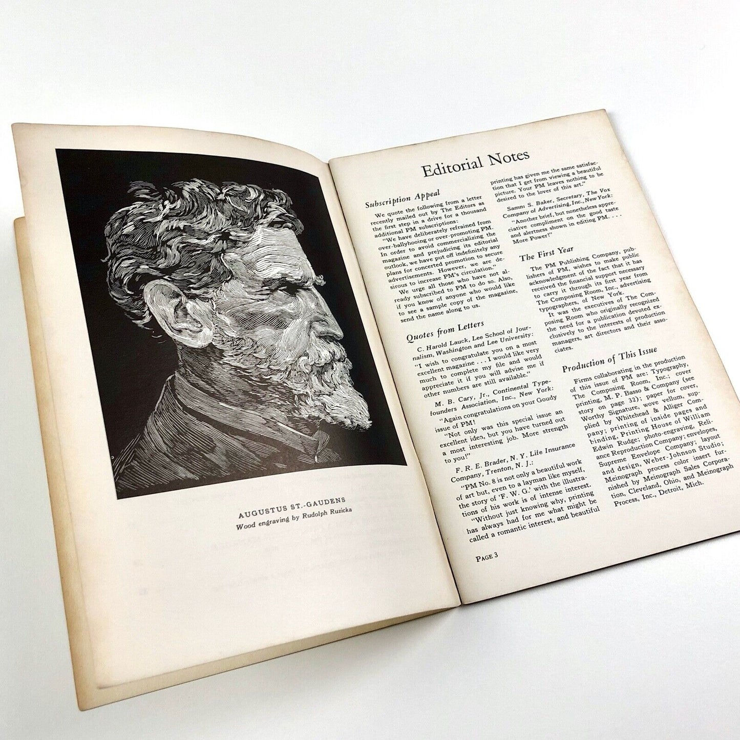 PM – An Intimate Journal for Production Managers, Art Directors and their Associates | Volume 1, Number 9, May 1935