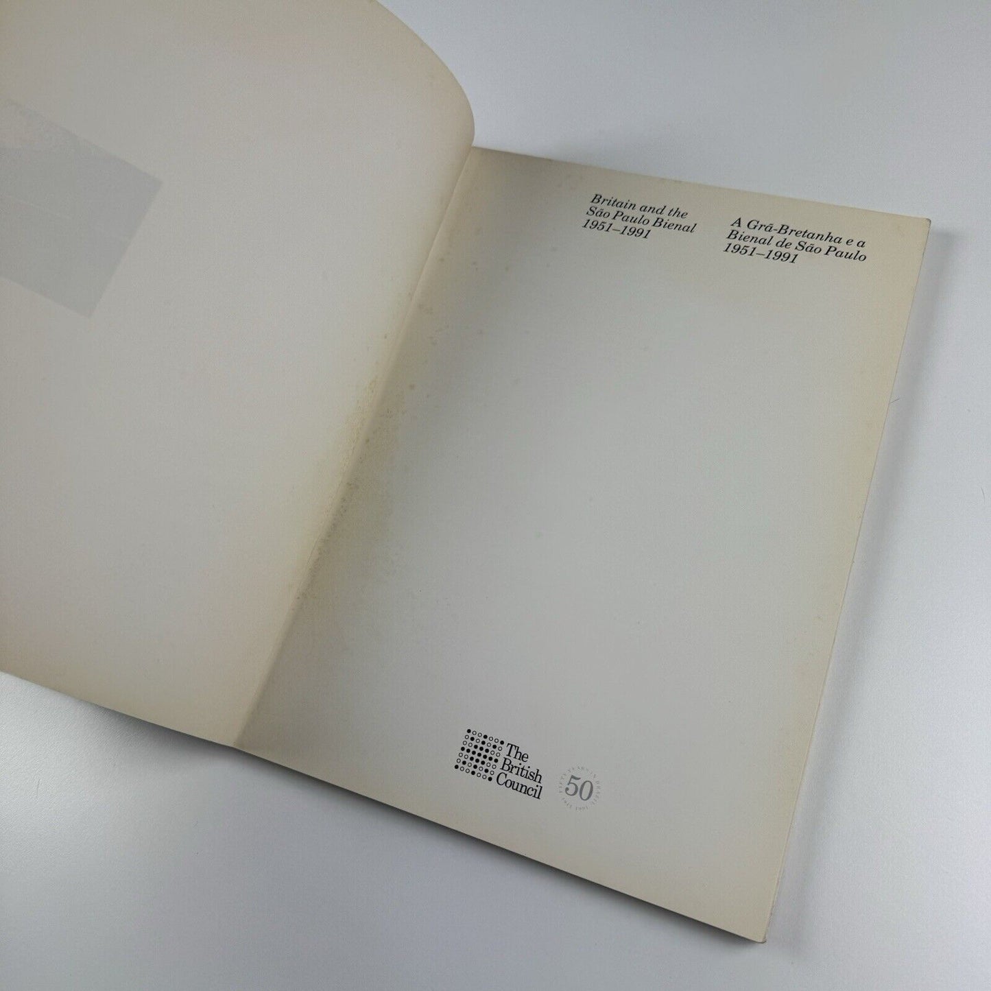 Britain and the Sao Paulo Bienal 1951-1991 | British Council, 1991