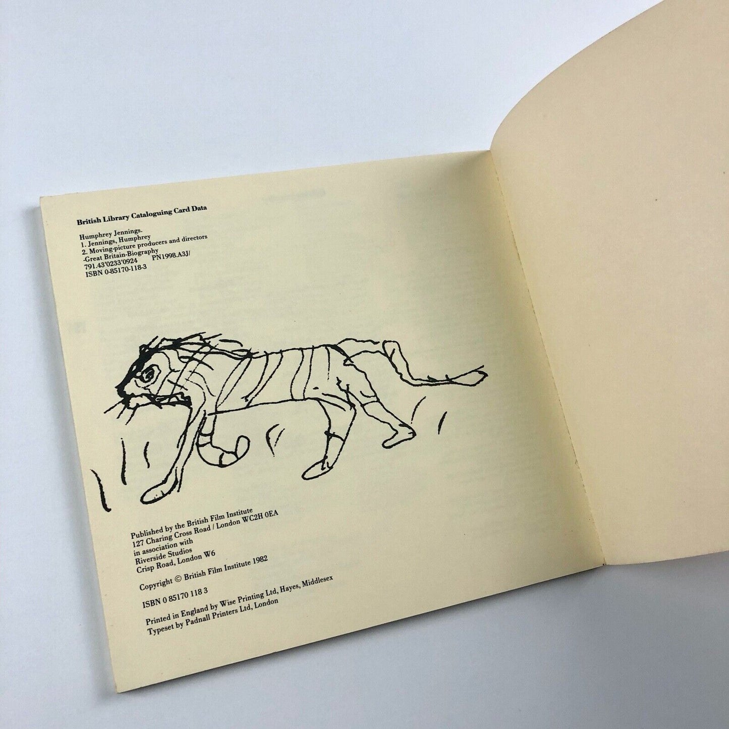Humphrey Jennings: Film-maker, Painter, Poet | Edited by Mary-Lou Jennings | British Film Institute, 1982