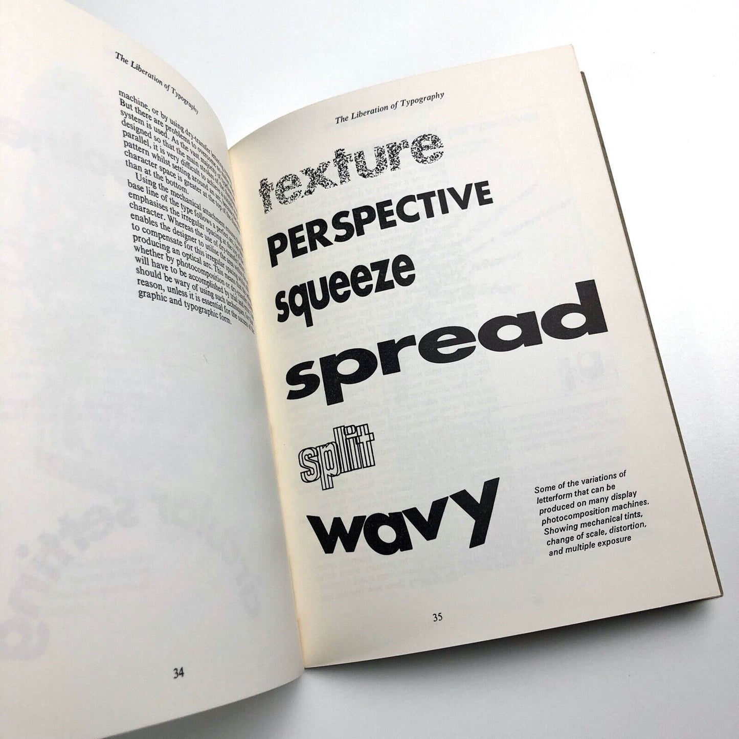 The Liberation of Typography | MRC Matthews | Watford College of Technology 1973