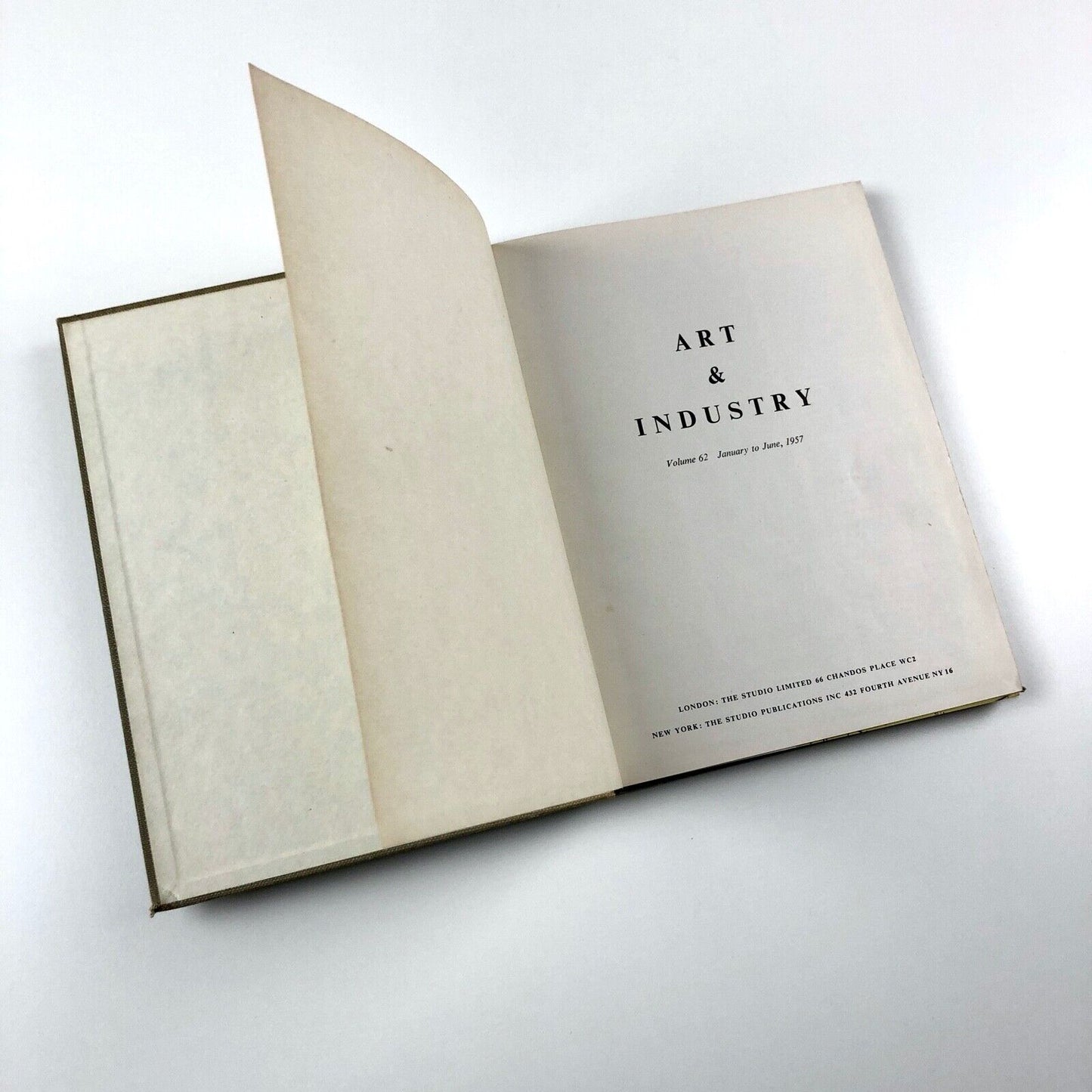 Art & Industry Volume 62, January to June 1957 | The Studio Limited, London