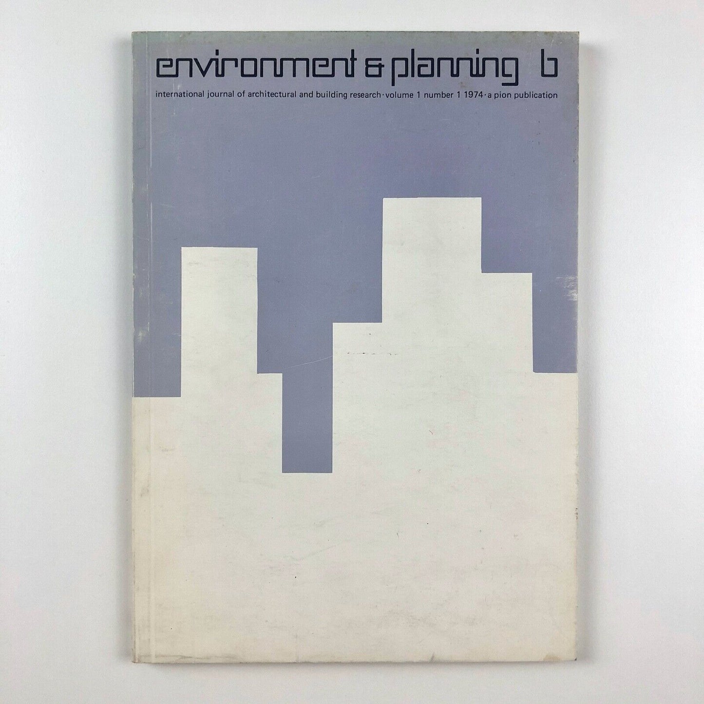 Environment & Planning B - Architectural journal | Volume 1, Number 1, 1974