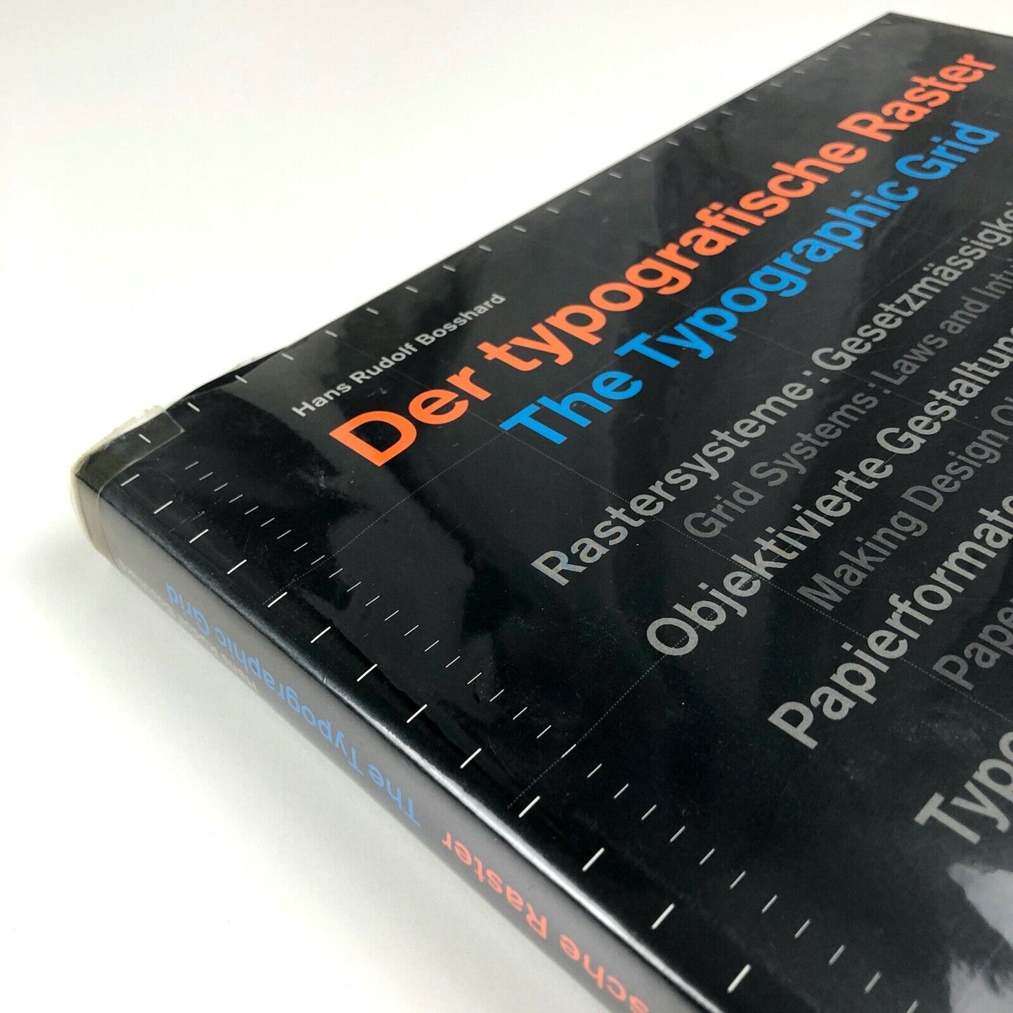 Der Typographische Raster | The Typographic Grid, by Hans Rudolf Bosshard, 2000