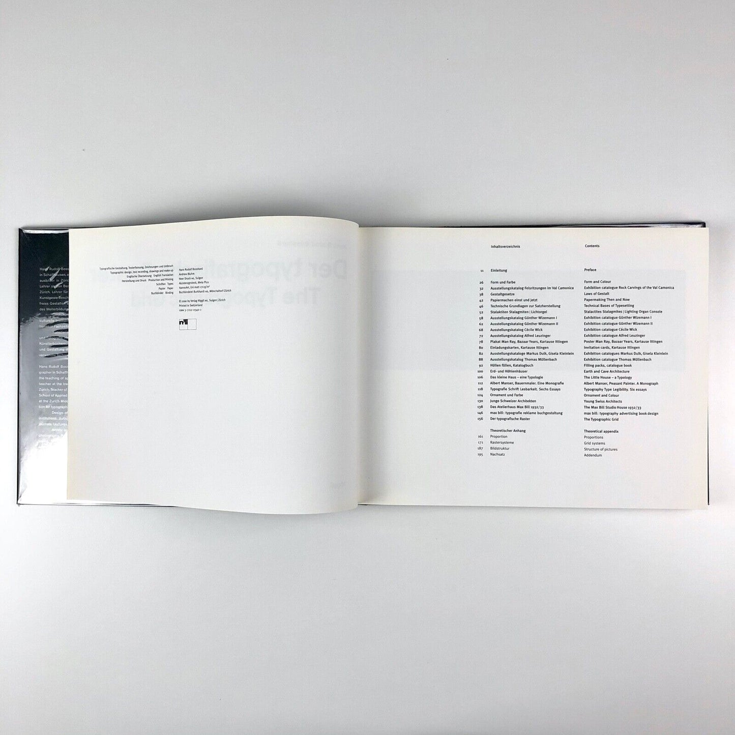 Der Typographische Raster | The Typographic Grid, by Hans Rudolf Bosshard, 2000