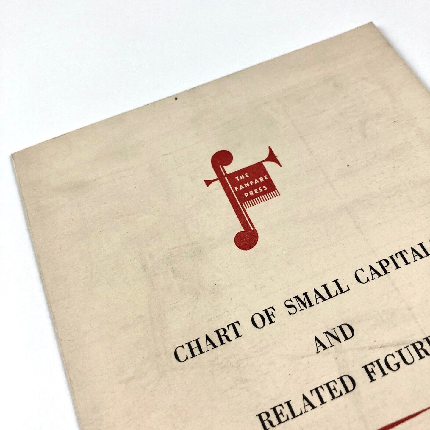 Chart of small capitals & related figures | The Fanfare Press type specimen | December 1947