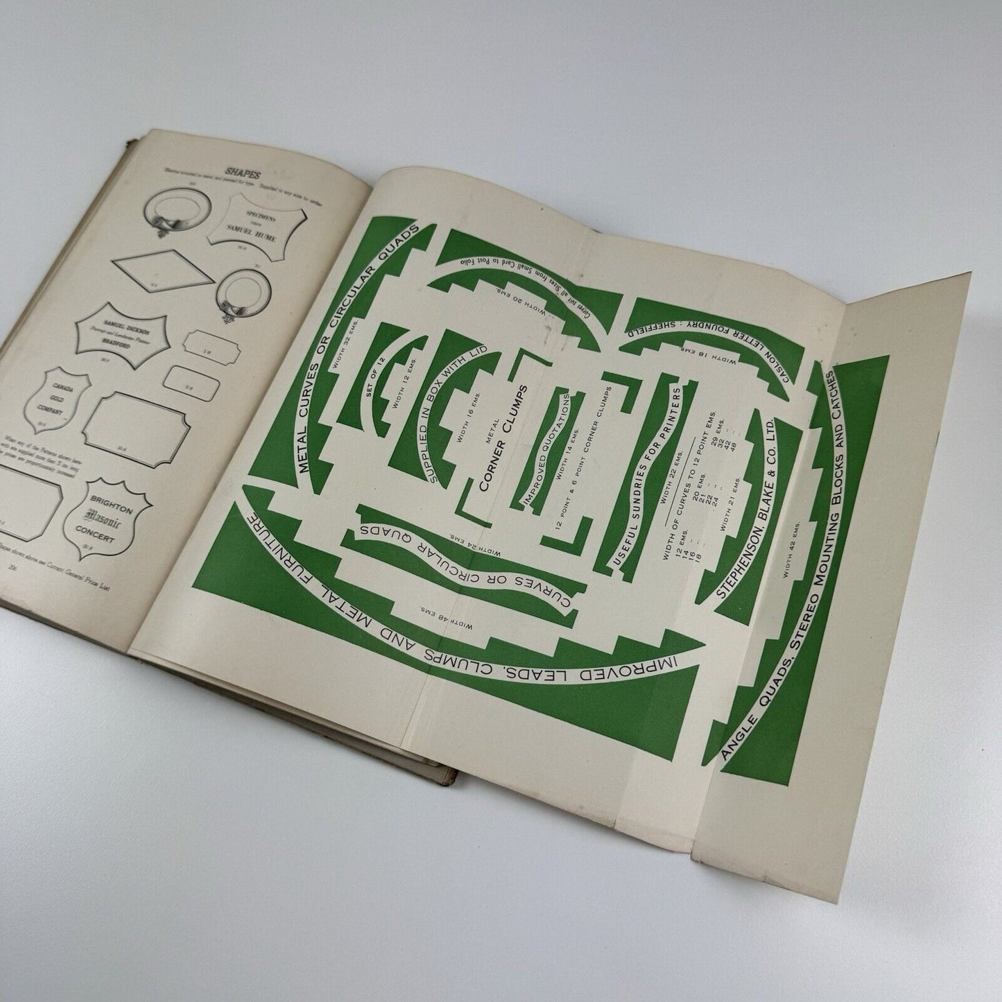 Stephenson Blake. Specimens of Printing Types, 1950