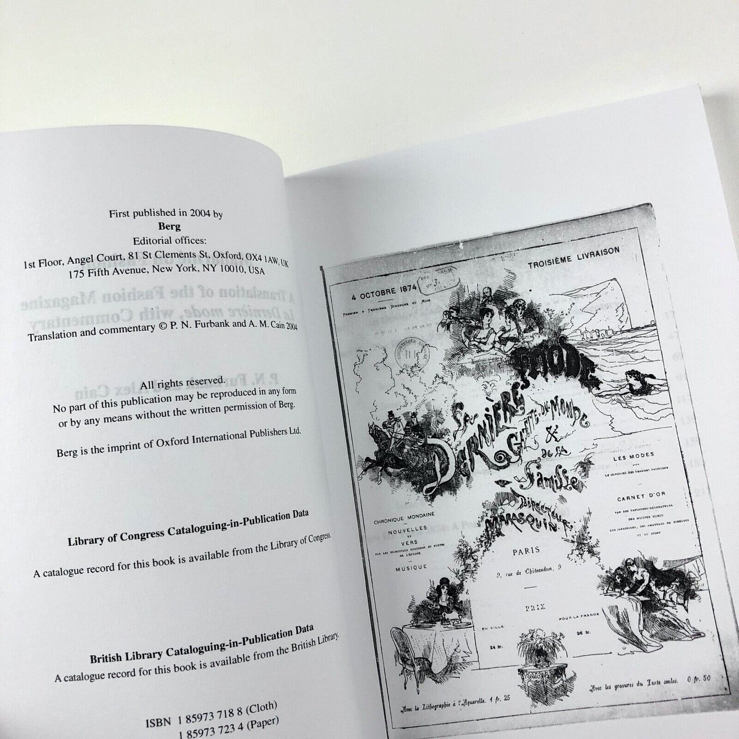 Mallarmé On Fashion: A Translation of the Fashion Magazine | Furbank & Cain, 2004