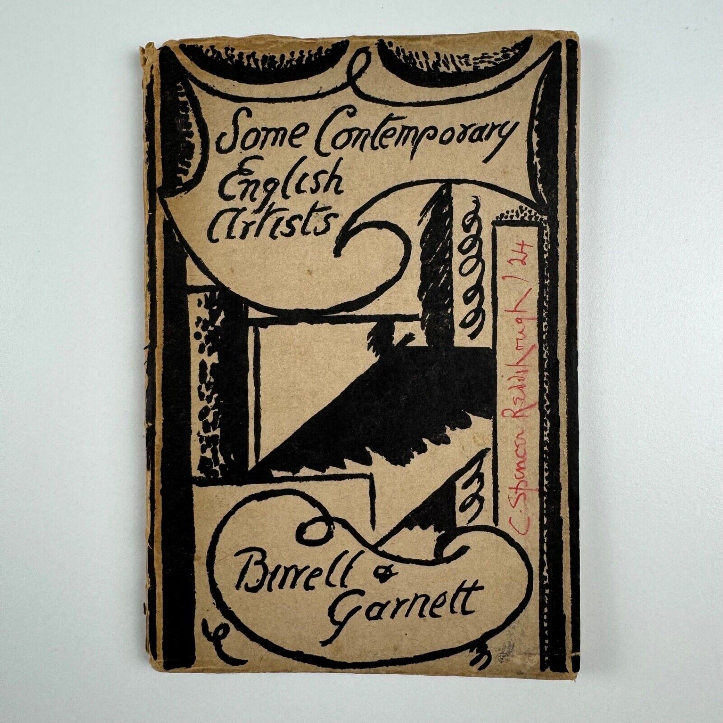 Some Contemporary English Artists | Birrell & Garnett Bookshop, 1921 | Duncan Grant cover | ex-libris Cyril Spencer Reddihough