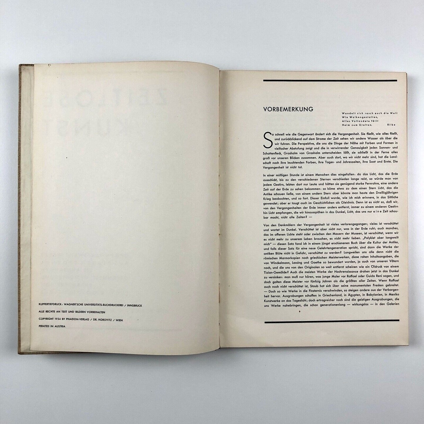 Zeitlose Kunst by Ludwig Goldscheider | Phaidon-Verlag, 1934
