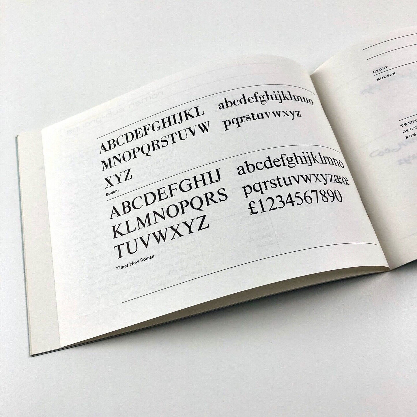 The Development & Classification of Type Design, School of Printing R.E. O'Brien