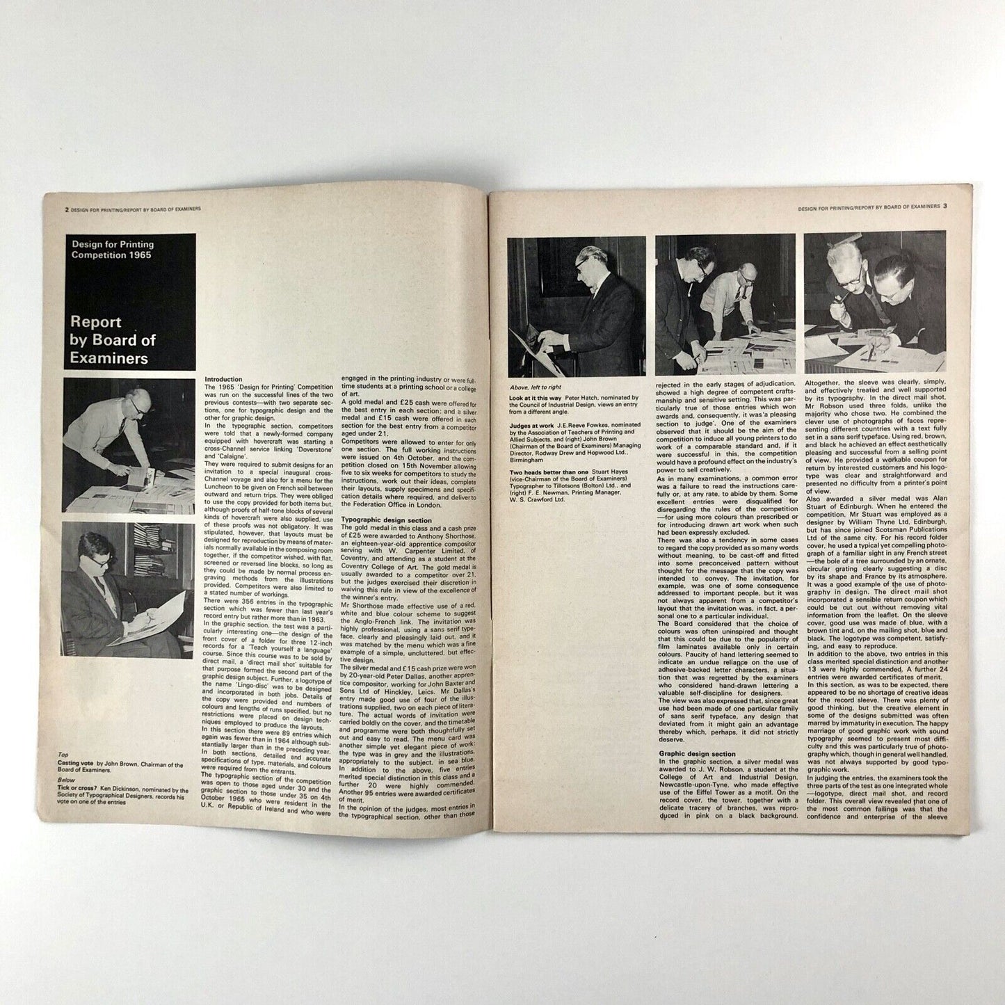 Design For Printing – competition journal | Federation of Master Printers, 1965