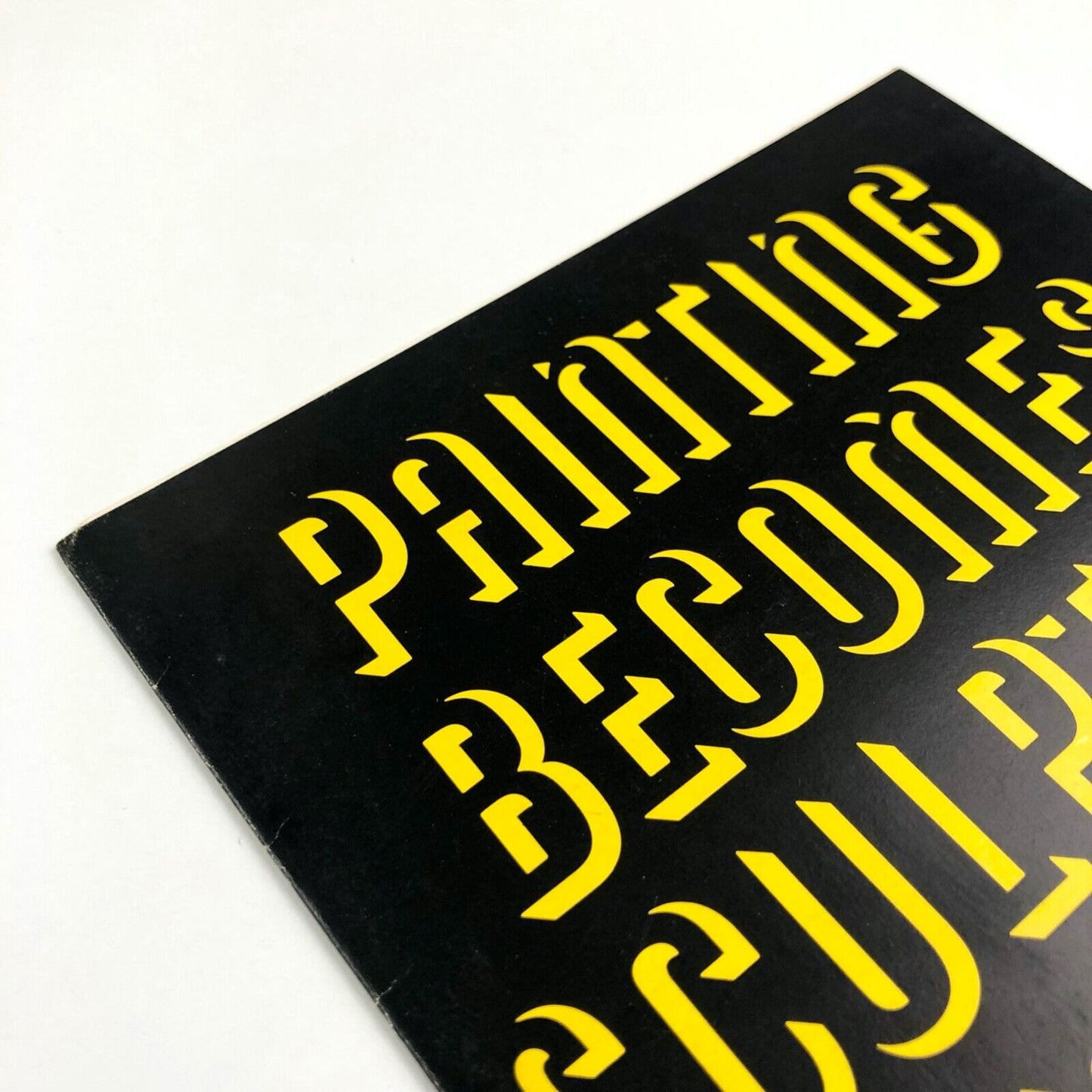 Painting Becomes Sculpture Becomes Painting CALA | Arts Council folded card, 1968