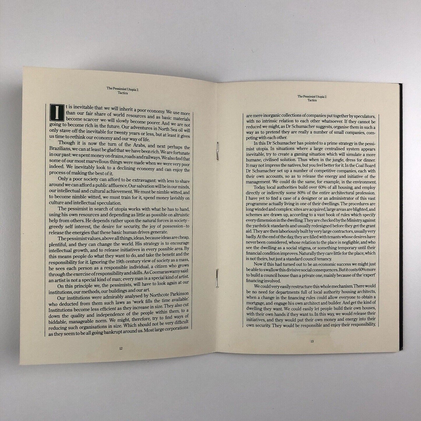 The Pessimist Utopia by Theo Crosby | Pentagram Papers 2