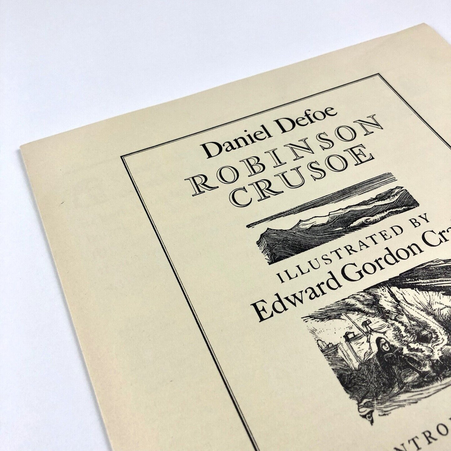 The Basilisk Press | Robinson Crusoe – prospectus leaflet 1979 and ephemera