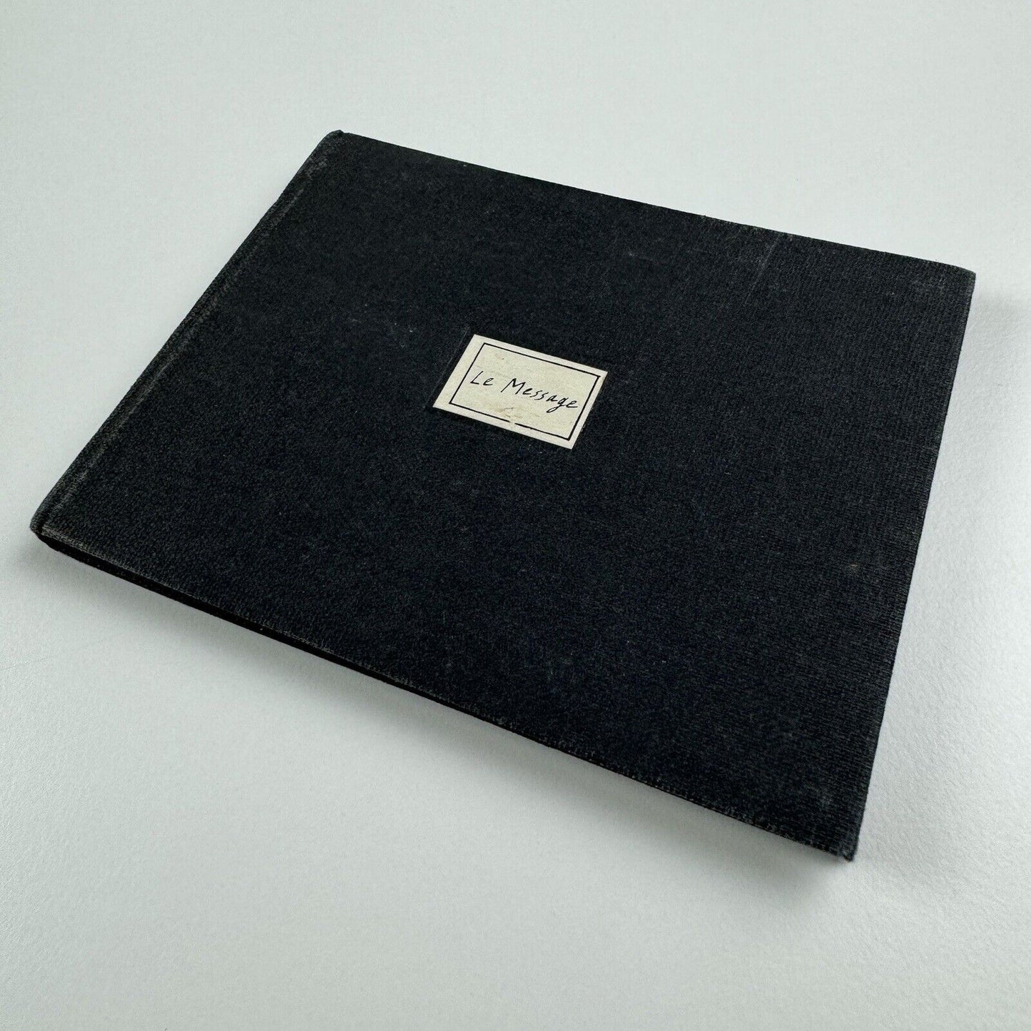 Le Message. Miniature book by Jean-Michel Folon with Giorgio Soavi | Olivetti, 1967
