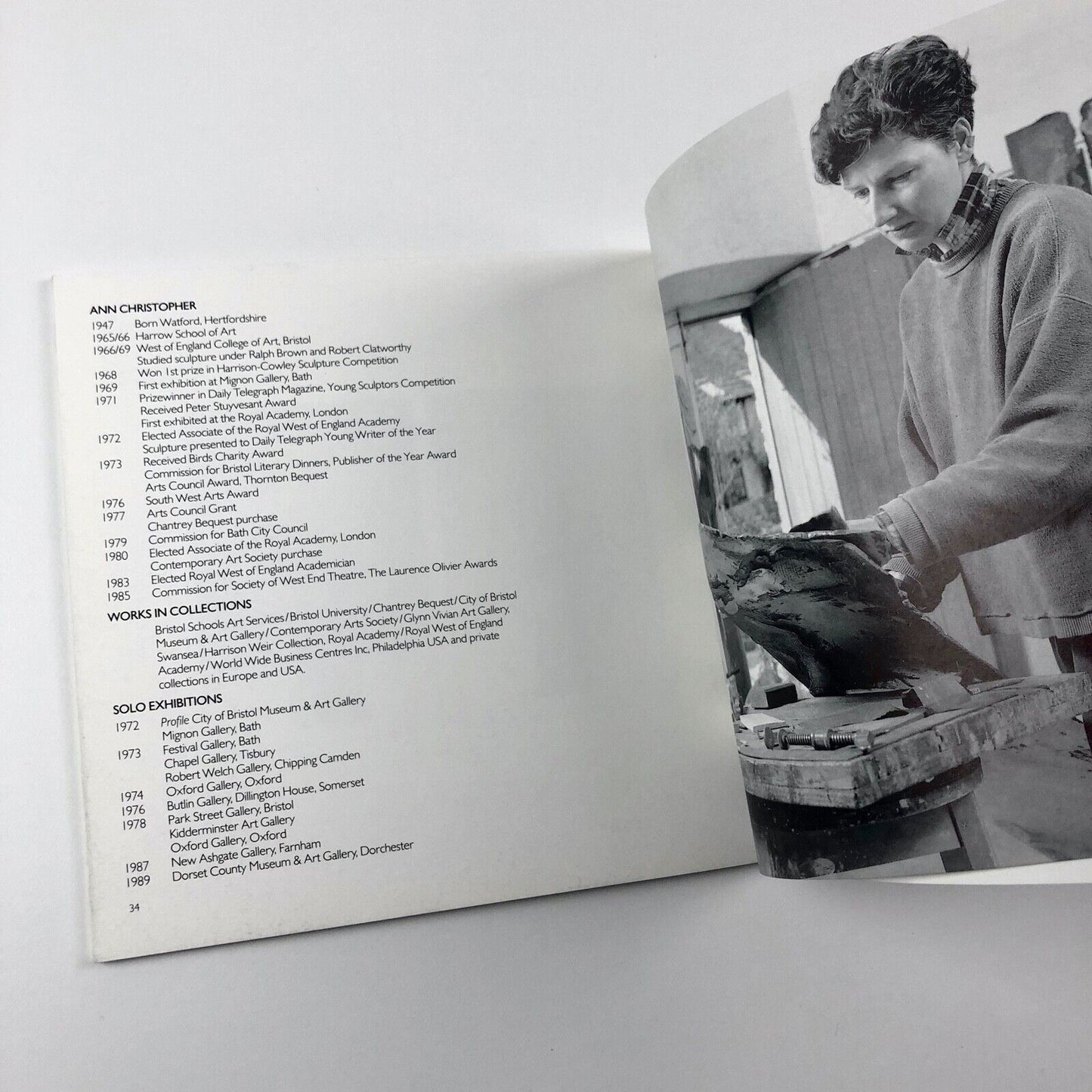 Ann Christopher: Sculpture and Drawings 1969-89 | Royal Academy exhibition catalogue, 1989
