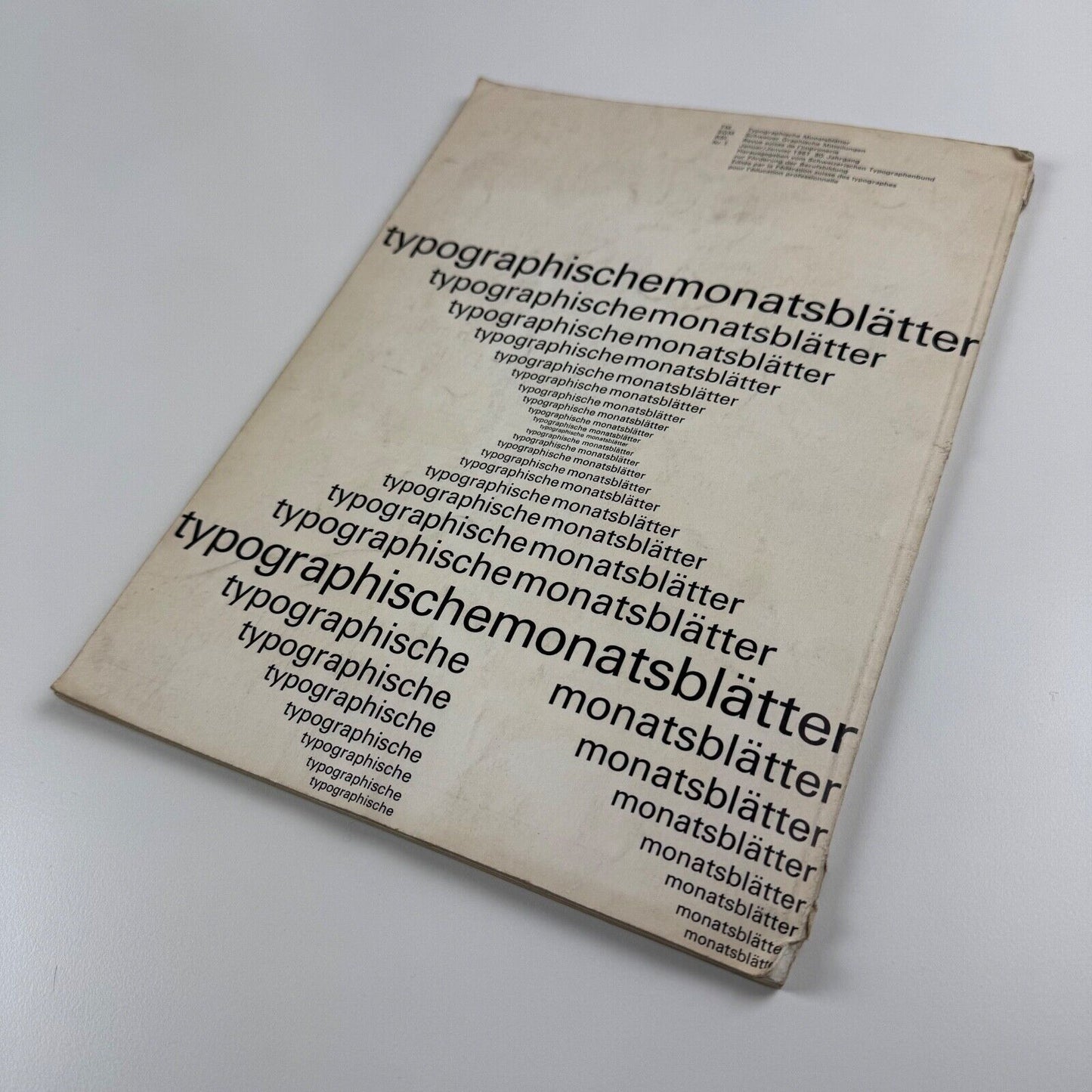 Typographische Monatsblätter. January 1961, No. 80