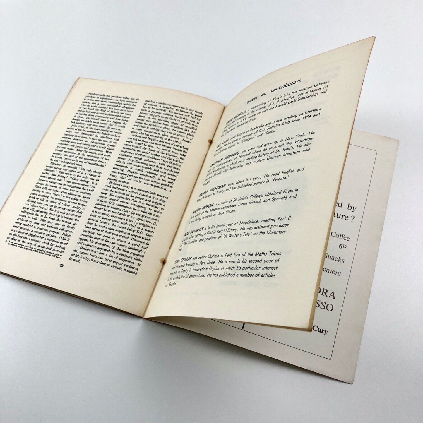 Cambridge Opinion magazine | No. 7, March 1958 | Edited by Robin McLaren