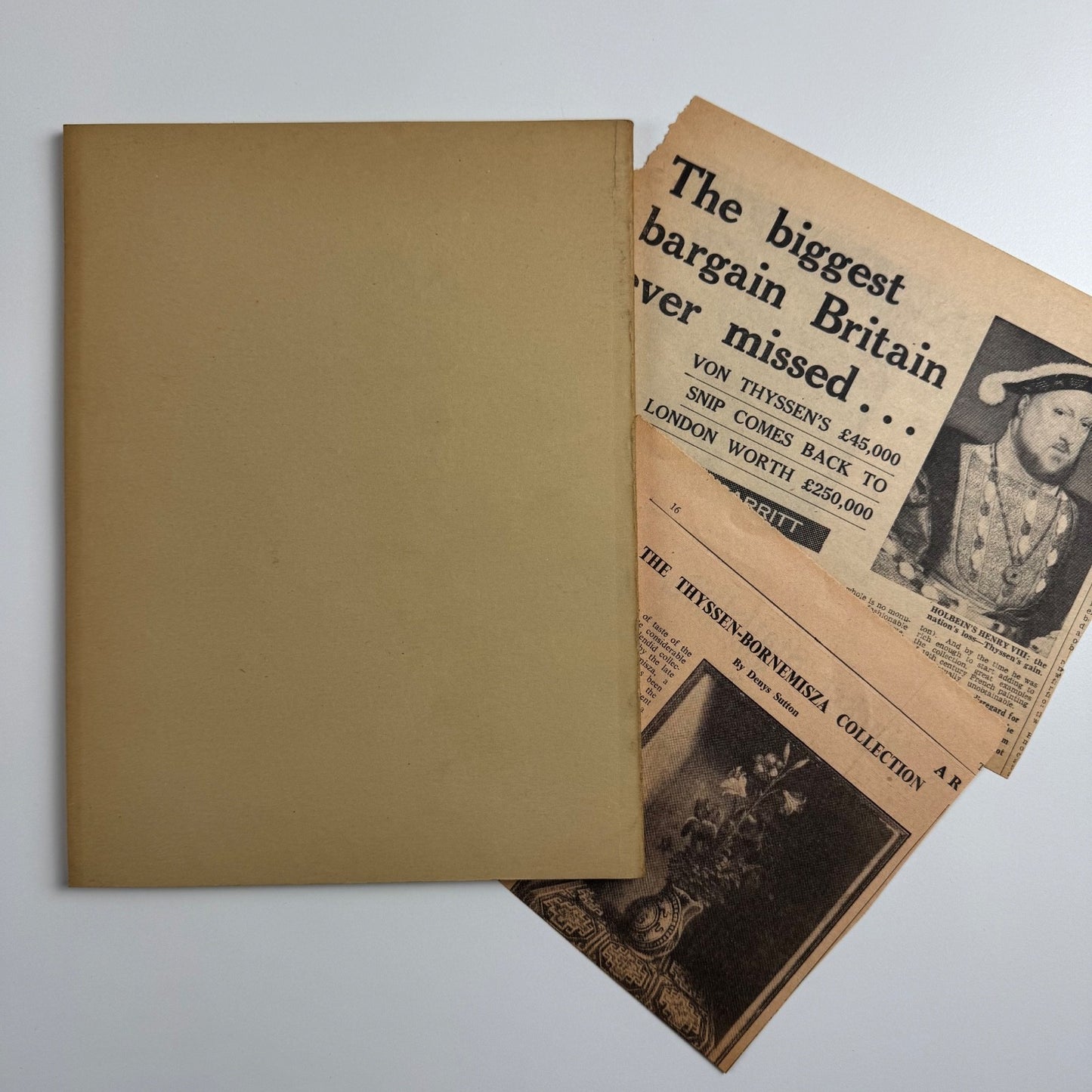 From Van Eyck to Tiepolo Pictures from Thyssen-Bornemisza Collection National Gallery 1961 Text