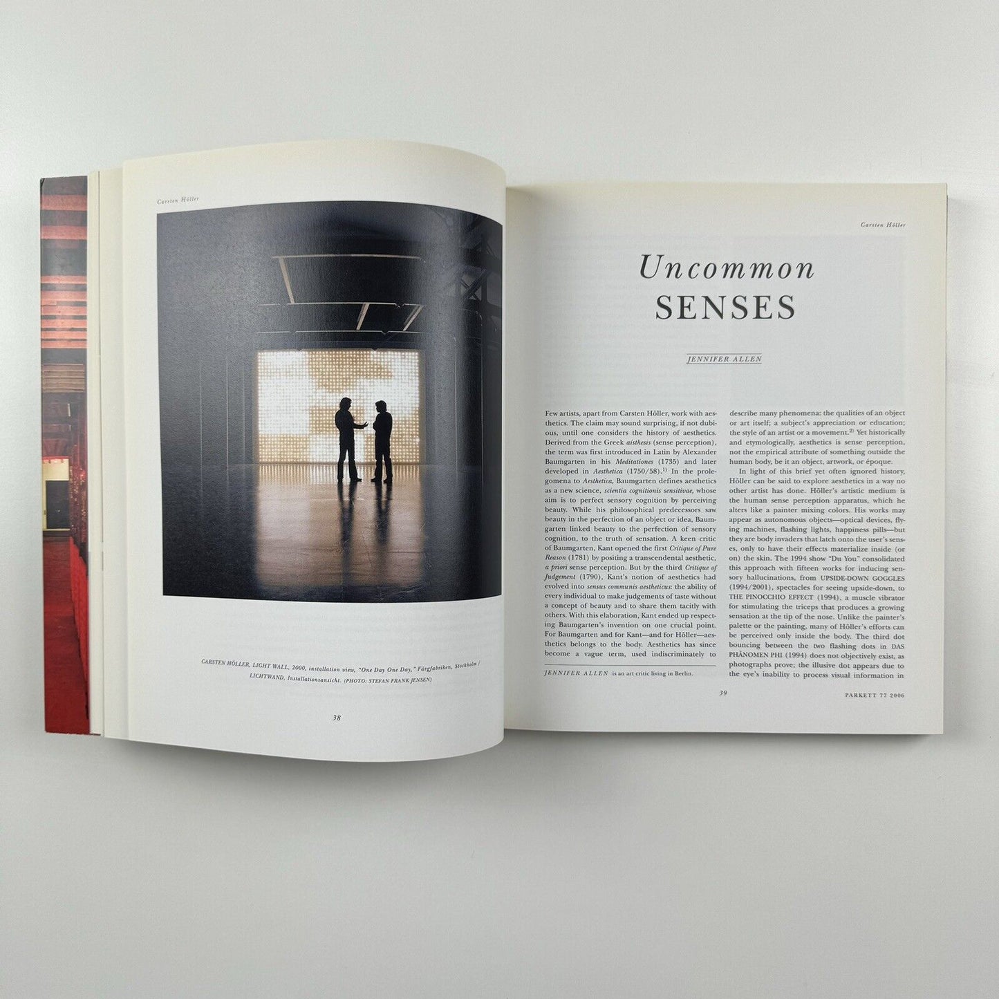 Parkett. No 77, 2006 journal | Carsten Höller, Trisha Donnelly, Rudolf Stingel